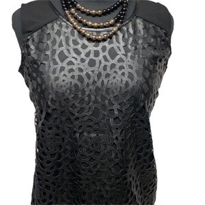 Alfani Laser Cut Blouse